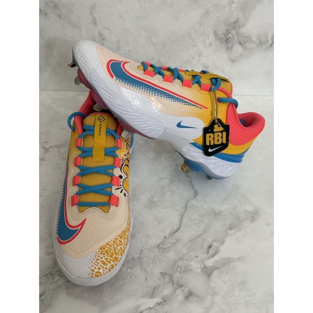 Nike x RBI Exclusive Alpha Huarache Elite 3 Low Baseball Cleats Men’s Sizes - Picture 4 of 8